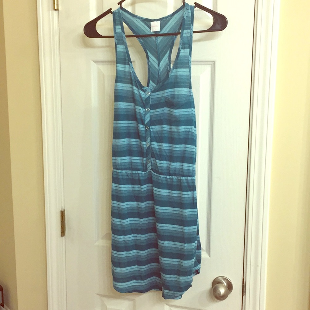 Striped tunic tank